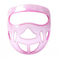 Taekwondo Face Guard Comfortable Fit Crystal Visor Guard Ventilated Design Detachable Fighting Arts for Training