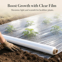 Agricultural White Mulch Film for Vegetable Planting - Durable, Thick, Insulating, and Moisturizing
