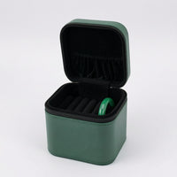 Bracelet Case with Handle Hard Shell Jewelry Organizer Box with Handle Zippered