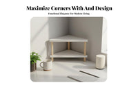 Space-Saving Design Triangular Desktop Stand Multi-Functional Corner Monitor Stand with Storage Stable Structure Desk Shelf Easy Assembly for Students, Telecommuting Workers, Gamers, Study Table