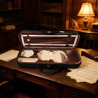 Violin Case Portable Violin Case with Hygrometer Travel Carrying Cases for Lessons, Commuting