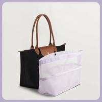 Nylon Mesh Insert Bag for Longchamp Handbags, Organizer Pouch in Small, Medium, and Large Sizes
