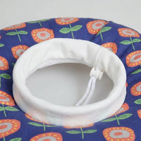 Pet Recovery Neck Cone Textile Ring, Adjustable Cat Recovery with Casual Style, Guarding Neck Recovery for Pets After Surgery