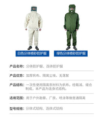 Men's Sandblasting Protective Onesie - Polyester Blend Workwear