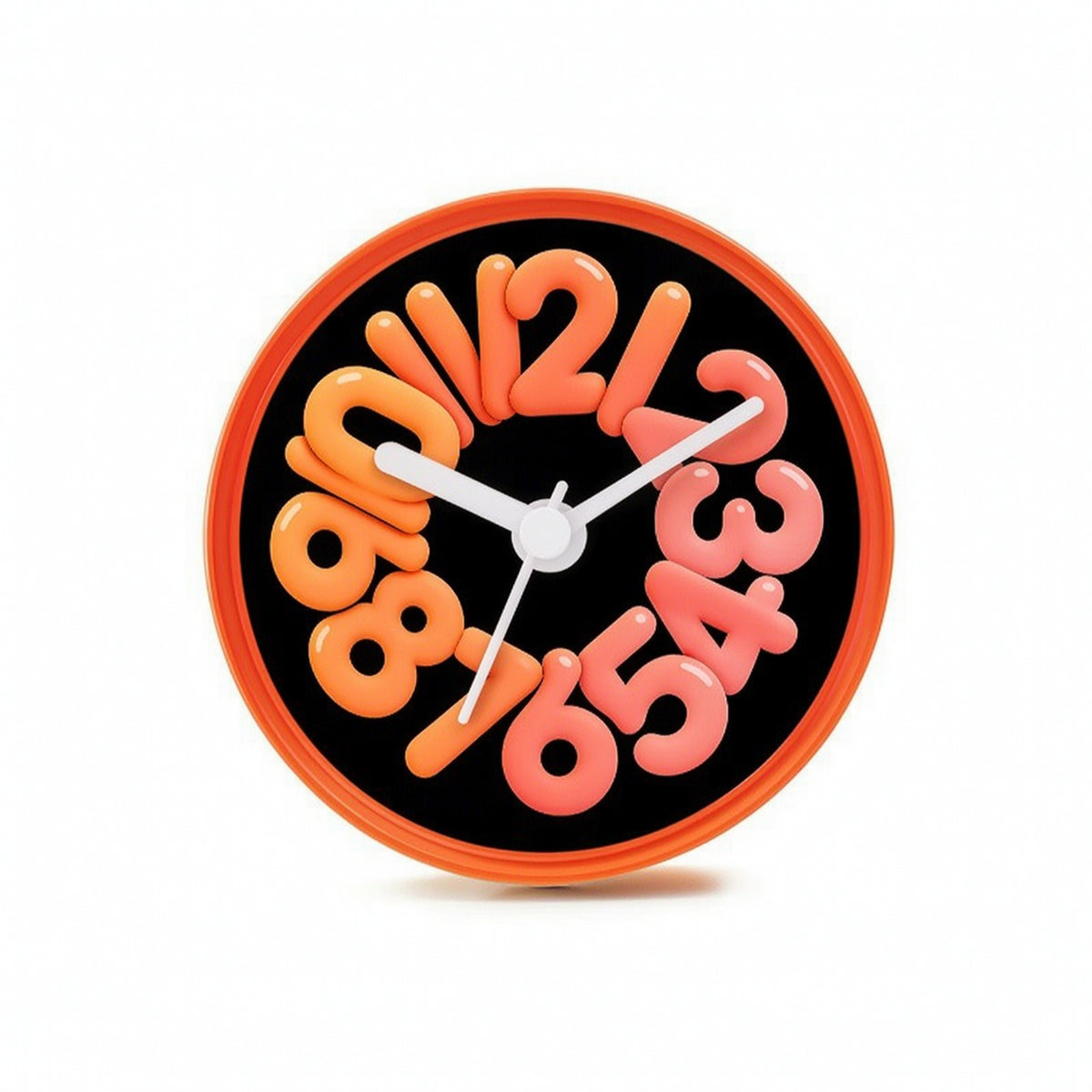 Bathroom Clock with Suction Cup Compact for Kitchen