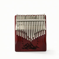 34-Note Thumb Piano Engraved Thumb Piano  Comfortable Mbira for Beginners, Adults, Home Practice