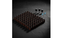 Sanding Drum Kit Rough Rotary Sanding Drum Set Cylindrical Hardware for Woodworkers, Hobbyists, Rust Removal