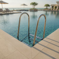Stainless Steel Pool Ladder Anti-Slip Pool Ladder with Handrails Rust Resistant for Homeowners