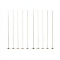 10 Pieces Good Oil Absorption Pre-Waxed Candle Wick Stable Flame DIY Candle Wick Easy To Use Bendable For