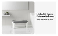 Anti-Slip toilet footrestting Stool Universal Fit C-Shaped Potty Stool Ergonomic Design Footrest Sturdy assistance for Pregnant Women, Healthaware Individuals, Children, Restroom, Small areas, Home