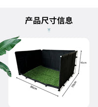 Portable Folding Dog Toilet with Artificial Grass for Outdoor Use