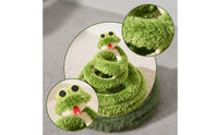 Springy Spring Snake Cat Toy Squeaky Snake Cat Toy Realistic Soft for Cats