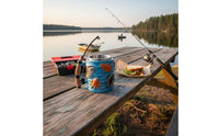 Unique Gift Fishing Rod Handle Mug Creative Design Fishing Theme Mug Beer Stein for Fishermen, Anglers