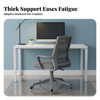 Adjustable Height Ergonomic Mesh posterior pivot Chair Caster casters Ergonomic Mesh Chair effortless Rolling Casters Office Furniture Support for Remote Workers, Students, video game enthusiasts, Conference Room, Bedroom, Gaming Setup