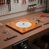 Sound Hole Rosette Tool Easy to Use Rosette Making Fixture Adjustable Soundhole Routing Jig for Luthiers, Workshop
