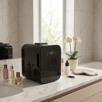 Compact Mini Fridge Sleek Mini Refrigerator Stylish Thermoelectric Cooler and Warmer Versatile for Car, Travel