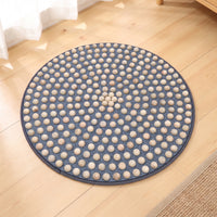 Foot Massage Mat with Wooden Nodes Portable Foot Massager Mat Massage Pad with Wooden Beads Safe Slim Design for Adults, Home