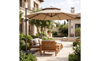 Cantilever Patio Umbrella 360-Degree Rotating Offset Patio Umbrella Windproof for Poolside, Backyard, Garden