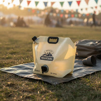 Camping Water Container with Spout Thickened Portable Water Carrier with Handle Compact for Camping, Outdoor Survival