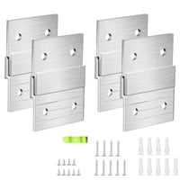 Z Clip Hanger Heavy Duty Z-Shaped Bracket Hanger Mounting Bracket with Screws Easy to Install Hanging Hardware Sturdy for DIYers
