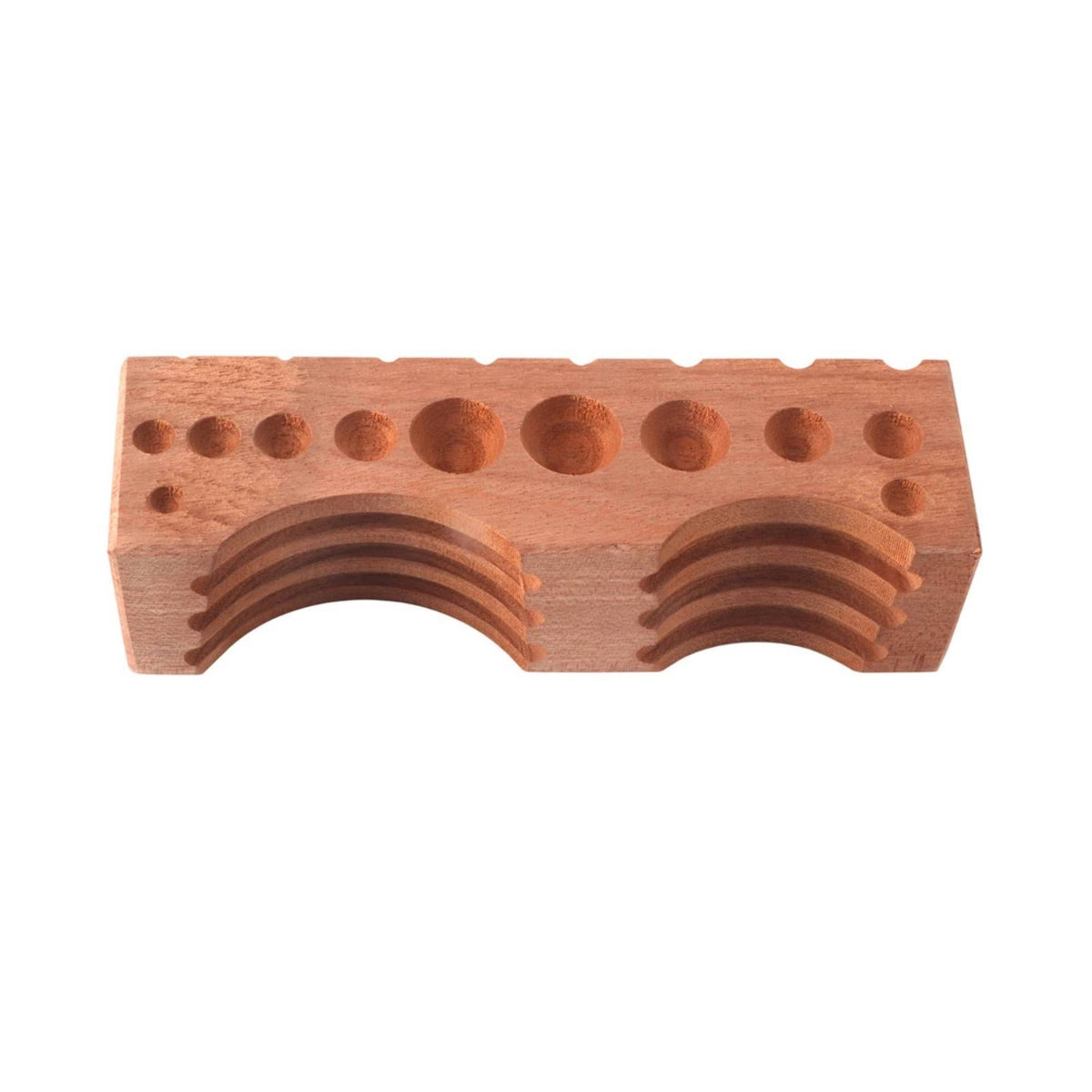 Jewelry Shaping Block Solid Hardwood Jewelry Forming Block Tool Grooved Rectangular for Craftsmen, Workbench, Workshop