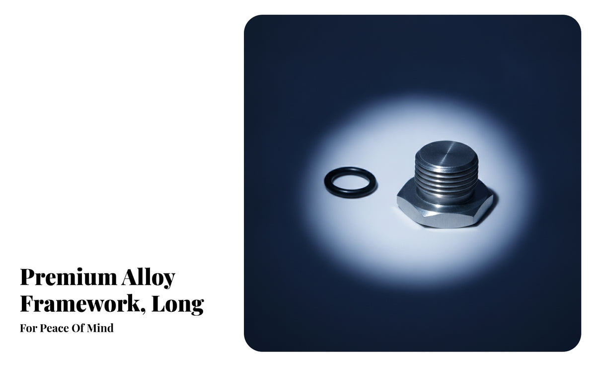 Threaded M18 X 1.5 Sensor Adapter Plug Silver M18 X 1.5 Hex Socket Plug Corrosion-Resistant Vehicle Part Rust-Proof