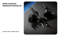 Matte Black Board Hardware Board-Skate Bridge Assembly Bridge Metal Assembly Set