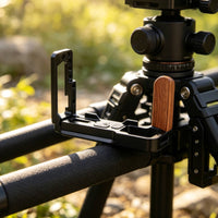 L-Shaped Fast-Release Plate Lightweight L-Shaped Camera Hand Grip Stable Camera Plate with Hand Grip for Videographers