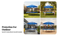 Lightweight Trampoline Shade Cover Wrinkled Surface Trampoline Sun Shade Sturdy