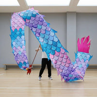Colorful Dragon Dance Set Vibrant Dragon Dance Prop Traditional Cultural Performance Gear Lightweight for Performers