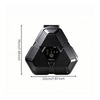 Solar-Powered Vehicle Fan Compact Car Exhaust Fan Slim for Drivers