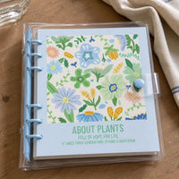 PVC Transparent Loose-Leaf Notebook with Soft Cover for Journaling and Notes