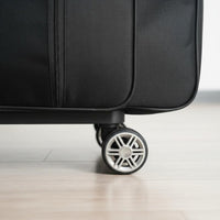Wheeled DJ Controller Bag With Wheels Rolling DJ Mixer Case Telescopic Handle Padded Mixer Case for DJs, on the Road, Gigs