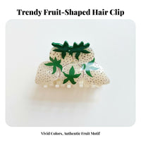 Fruit Design Grip Hair Grip Korean Design Fruit Design Hair Grip Ponytail Holder Hair Grip Summer Atmosphere Cute for Women