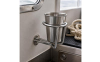 Stainless Steel Cup Holder Marine Cup Holder Universal Fit Vehicle Accessory for RV