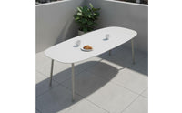 5 Pieces Aluminum Rattan Chair Set Modern Minimalist Rattan Chair Set Weather Resistant for Terrace