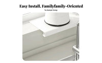 Drilldrillless Installation Expandable Shelf Riser Extendable Design Adjustable Windowsill Rack Space-Saving Countertop Extender Multi-Functional for Renters, Apartment Dwellers, Homeowners, Balcony, Kitchen, Bathroom