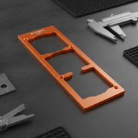 Aluminum Alloy 86 Wall Panel Box Template Accurate Positioning Switch Socket Cutout Jig Exact Fit Electrical Outlet Hole Guide Long-Lasting for Electricians, Carpenters