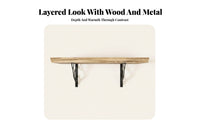Black Tree Branch Shelf Bracket Metal Decorative Shelf Support Bracket Rustic House Decoration Vintage