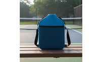 Multi-Function Pickleball Paddle Bag Portable Shoulder Racket Bag Multiple Pockets Tennis Racket Tote Zipper Closure for Outdoor Sports, Travel