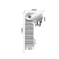 2 Pieces Anti-Slip Electric Scooter Rear Pedals Easy Installation Aluminum Alloy Foot Pegs Heavy Duty
