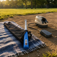 Hand-Pressed Hitter Launcher Includes 5 Balls Baseball Launcher Toy