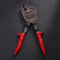 Ratcheting Wire Shear Insulated-Style Manual Wire Shear Heavy-Duty Snippers for Electricians, Electrical Work