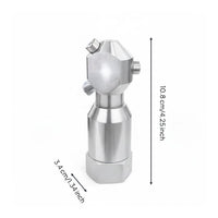 Stainless Steel Rotary Cleaning Nozzle Stainless Steel Spray Head Easy to Install for Factory