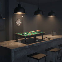 Interactive Play Mini Pool Table Space-Saving Design Desktop Billiards Table Portable and Lightweight Desktop Billiards Set Child-Safe Materials for College Students, Dorm Room, Party