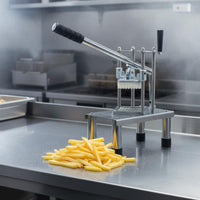French Fry Cutter Multi-Functional Manual Potato Slicer Heavy Duty Stainless Steel Potato Chipper for Restaurants, Commercial Kitchen