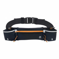Waterproof Water Bottle Belt Bag Hands Free Hydration Belt Phone Pocket Running Waist Pack Adjustable Strap for Jogging
