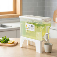 Slim Refrigerator Drink Dispenser Odorless Fridge Water Dispenser Easy-Pour Leak-Proof for Families