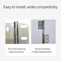 Stainless Steel Steamer Cart Flat Door Hinge