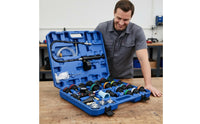 28 Pieces Coolant Pressure Test Set Wide Compatibility Vacuum Radiators Tester Molded Carrying Case Cooling System Purge Tool for Garage